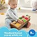 Fisher-Price Baby Toy Hide & Peek Pop-Up Animal-Themed Sensory Activity with Wood Accents & Sounds for Ages 9+ Months