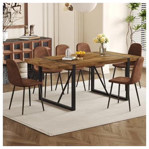 Elegant 7 Piece Dining Table Set