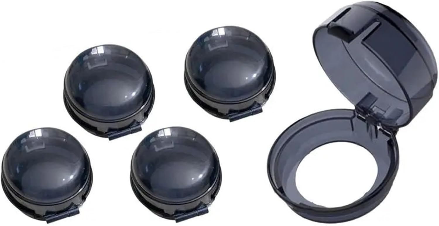 Stove Knob Safety Covers 10pcs Dust-proof Gas Stove Knob Cover Cooker Protector Security Protection Switchs Anti-dirty Non-slipSafety Lock
