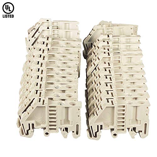 Dinkle Ss2 Din Rail Terminal Block End Bracket 32Mm 35 Mm Rail, Pack Of 50 #TOP1