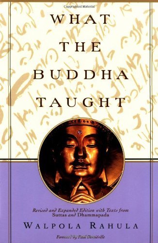 What the Buddha Taught 0394172361 Book Cover