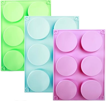 GELIFATLE Cylinder Molds for Baking, Silicone Cylinder Candy Chocolate Mold for Candy, Cookies, Oreos, mini Soap, Cupcake, Pudding, Jello, Muffin