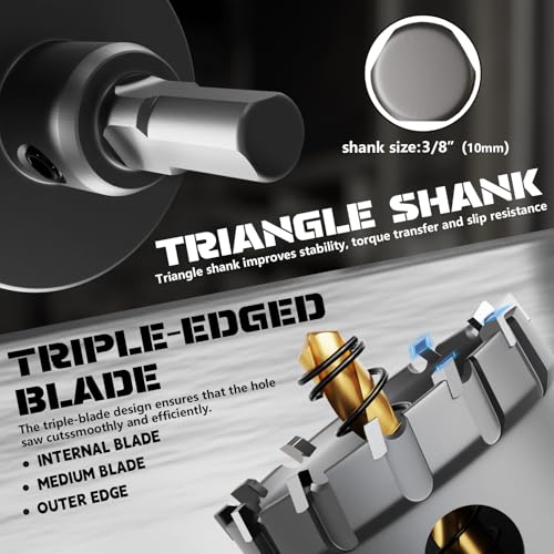 Hole Saw 8 PCS TCT Set