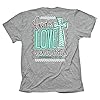 Cherished-Girl-Womens-Never-Fails-T-Shirt-Grey Never Fails Cherished Girl Christian Tee,Heather,X-Large