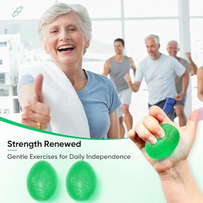 FitBeast Stress Balls for Adults, Hand Exercise Balls 6 Pack, Stress Relief & Grip Strength Trainer, Squishy Balls & Squeeze Balls for Arthritis, Carpal Tunnel, Hand Therapy with 3 Resistance Levels