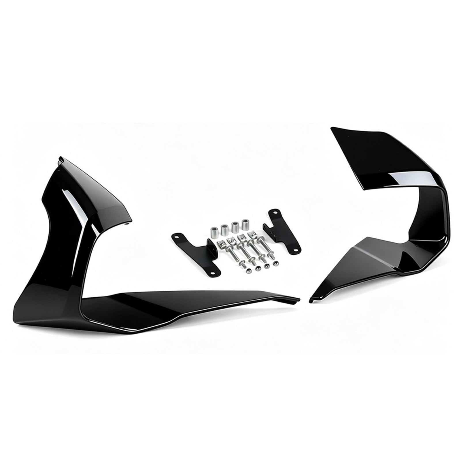 Adatto per Kawasaki Zx6r ZX-6R GP 2024-2026 Ala laterale Spoiler anteriore Ala Carena Fissa Labbro inferiore Aerodinamico Moto Carenatura Winglets