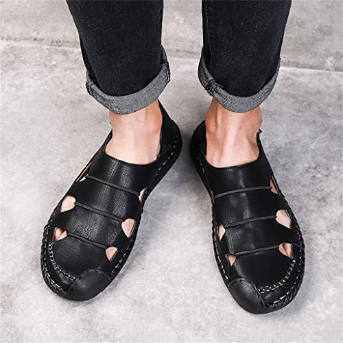 Loafers Men's Casual Shoes Outdoor Trekking Shoes Leisure Slip on Leisure Loafers(46)2