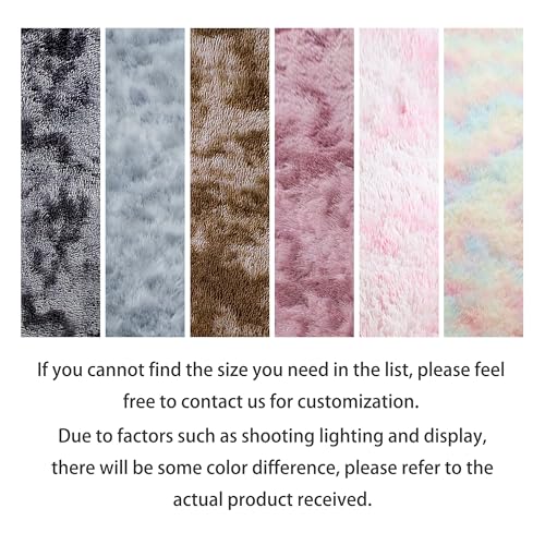 Tapis moelleux antidérapant rose clair qui ne perd pas ses poils - 8
