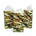 24 Paper Camo Bags - Camouflage Goody Party Favor Treat or Lunch Bags - Bulk Pack (2 Dozen)