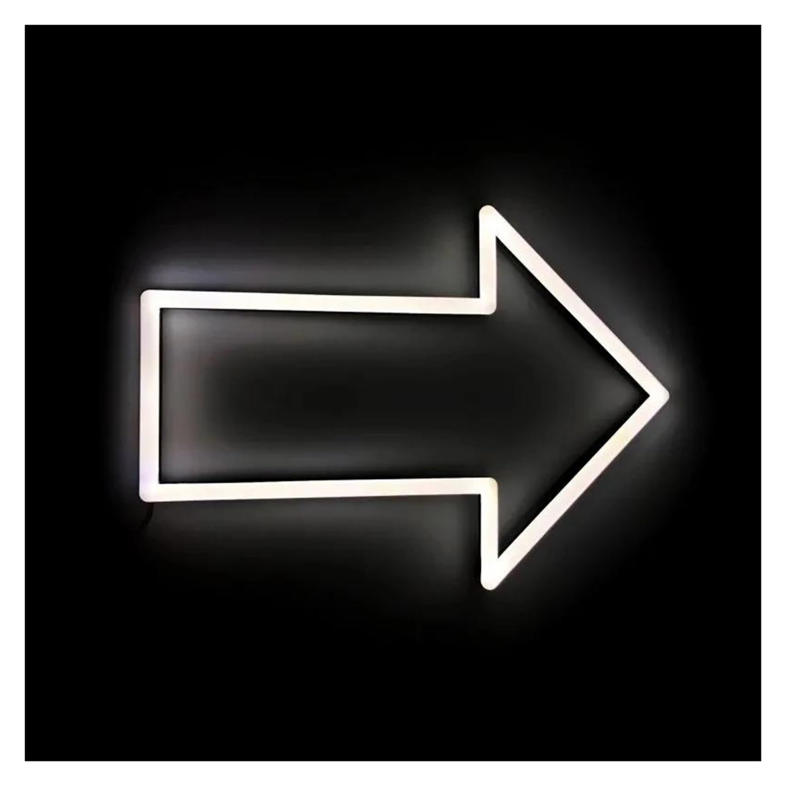 Lemst F Signs Lamp Directional Arrow Light Neon Sign Or Store Entrance & Live Broadcast Room Wall Decor(,38Cmx28cm)