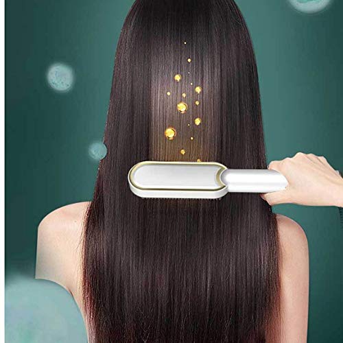 Cepillo alisador eléctrico para cabello con calentamiento rápido miniatura 3