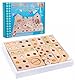 Regenbogen-Stapelspielzeug Aus Holz, Holzbausteine Set für Kinder, Regenbogen Stapelblock, Regenbogen-Stapelspielzeug Aus Holz Mit Acryl Edelstein, Pädagogisches Lernspielzeug Für Kinder (50stk)