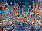 Buffalo Games - Eric Dowdle - Nashville - 1000 Piece Jigsaw Puzzle for Adults -Challenging Puzzle Perfect for Game Nights - Finished Size is 26.75 x 19.75