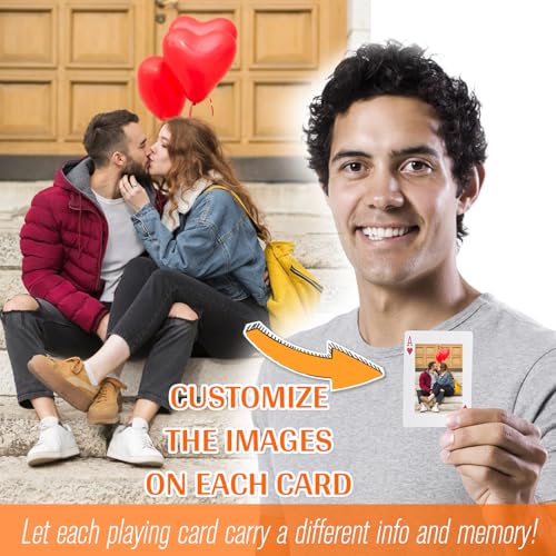Baraja de naipes personalizable con foto miniatura 3