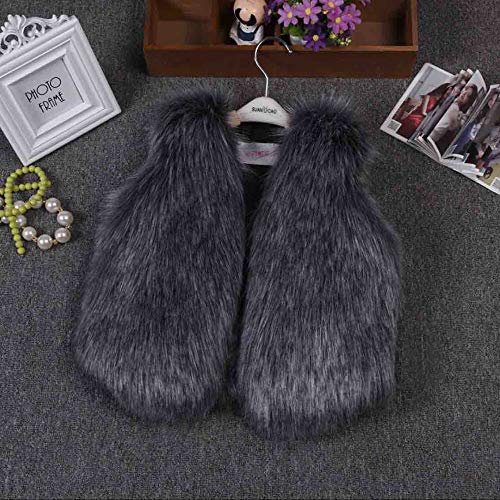 Benetia Toddler Baby Girls Vest Faux Fur 2T #TOP1