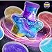 Toy Galaxy Slime Kit for Boys Girls 10-12, FunKidz Ultimate Metallic Slime Making Kit for Kids Ages 8-10 D.I.Y. Glow, Galactic, Fun Slime Gifts