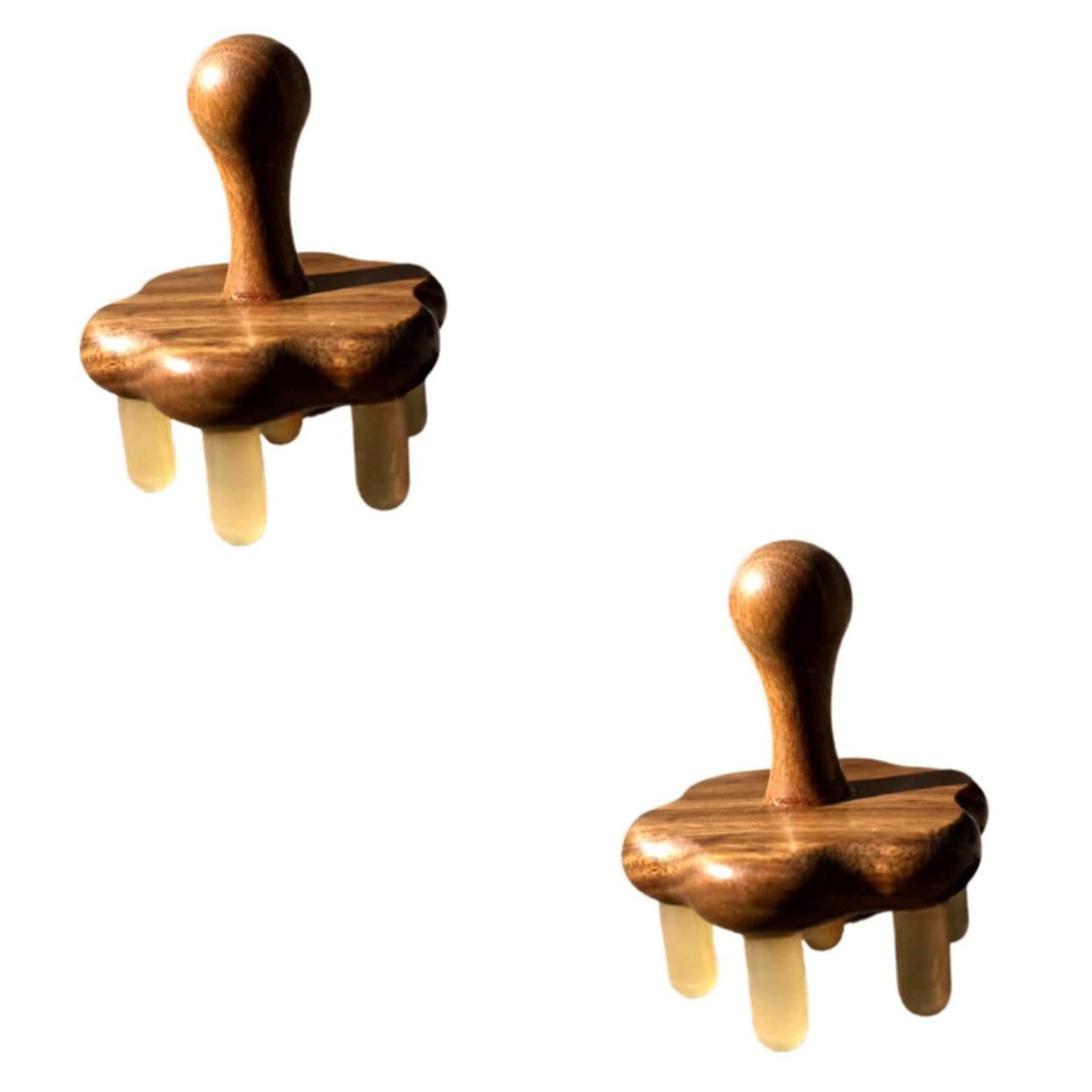 MAGICLULU 2 Stücke Kopfhaut Massage Kamm Akupunkturpunkt Massage Werkzeug Breiter Zahn Haarbürste Für Männer Haar Kopfhaut Kamm