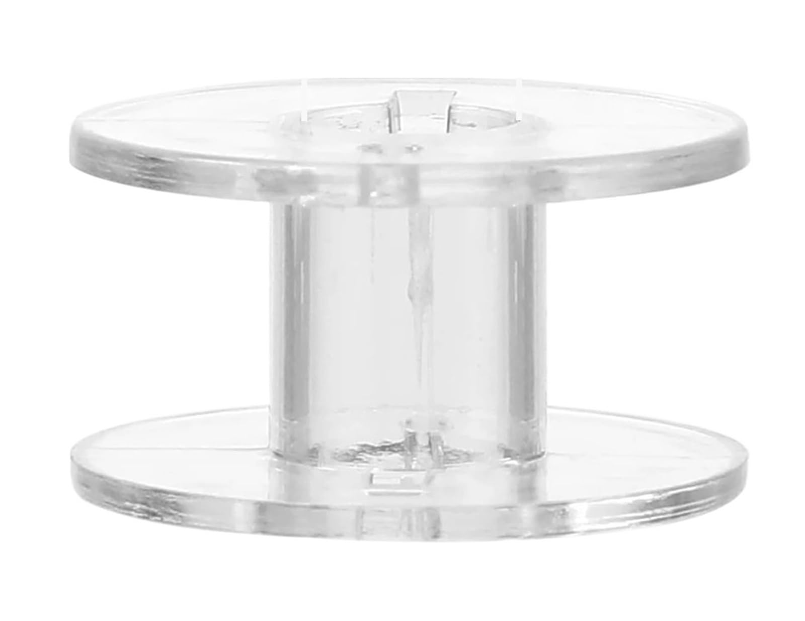 Bobinas de plástico transparente para máquina de coser, juego de 100/200/300 piezas para máquina de coser (200 piezas)