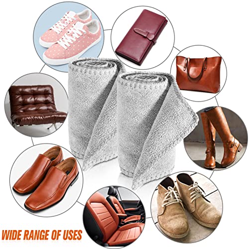 Image of 10 Pcs Shine Shoes Cloth Kit Polish Dauber Applicators Cleaning Leather Shoes Boots Care Cloths Suede Cleaner(10 Pcs Shoe Cleaning Cloths)