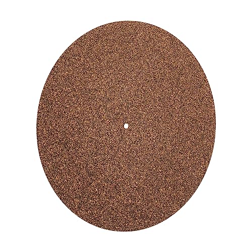 FUNOMOCYA Cork Turntable Record Mat Disc Protective Pad Record Players Supplies Anti-vibration Player Mat