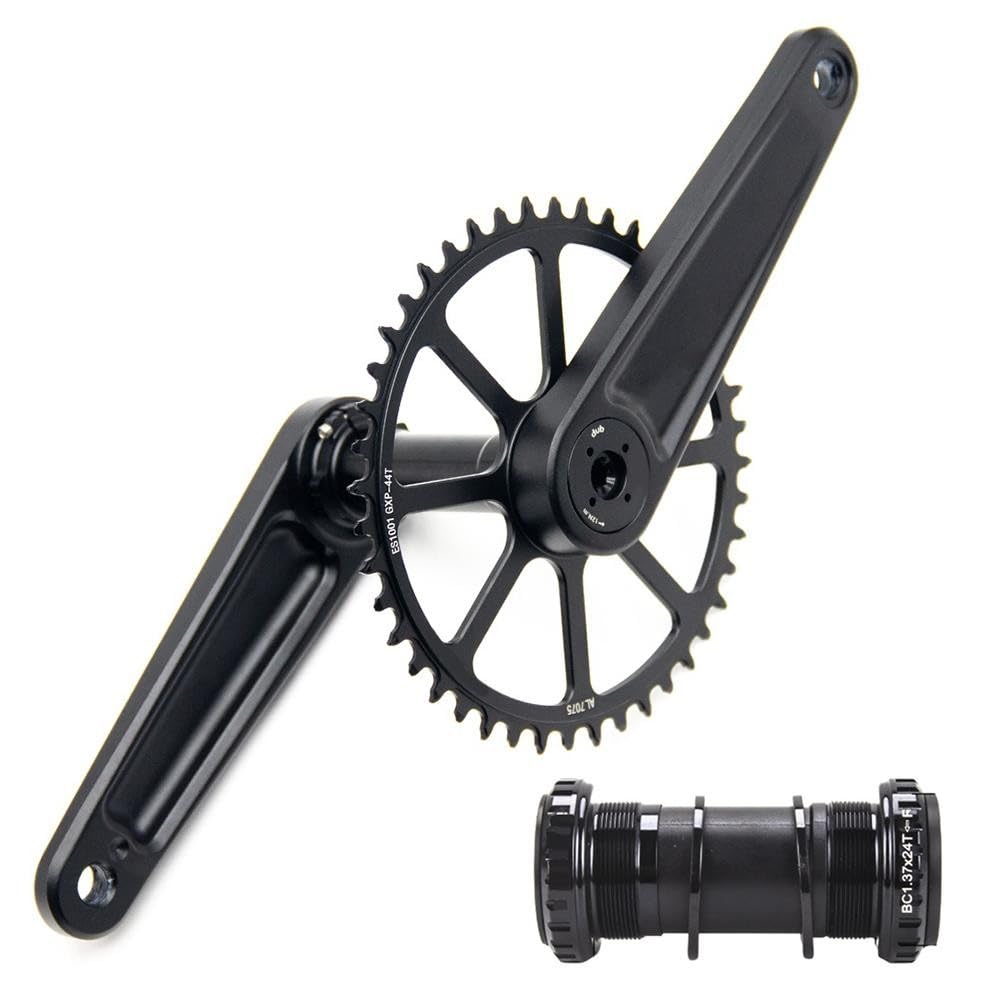 Lega di alluminio 3-Bolt Road per la guarnitura della bici 170mm con corona stretta larga 40-48T e movimento centrale 8-12 velocità