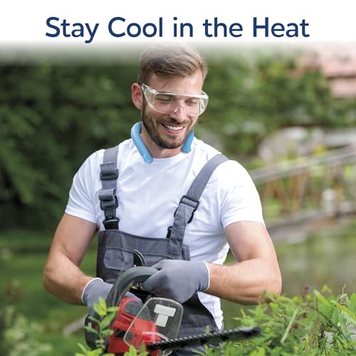 Image of Arctic Air Neck Chill, Neck Cooling Tube, Hands Free Cooling, Quick Freeze Gel, Wearable Body Coolers for Hot Weather, Reusable, Adjustable Fit, 3 Pack