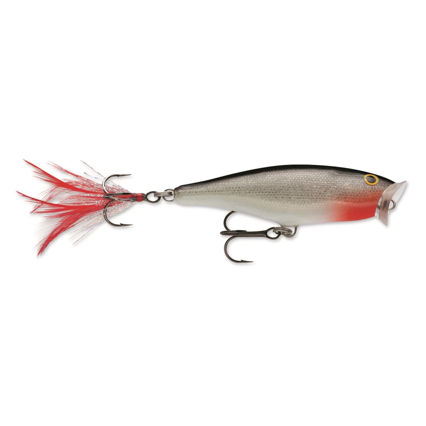 Rapala Skitter Pop 09 Fishing lure, 3.5-Inch, Silver