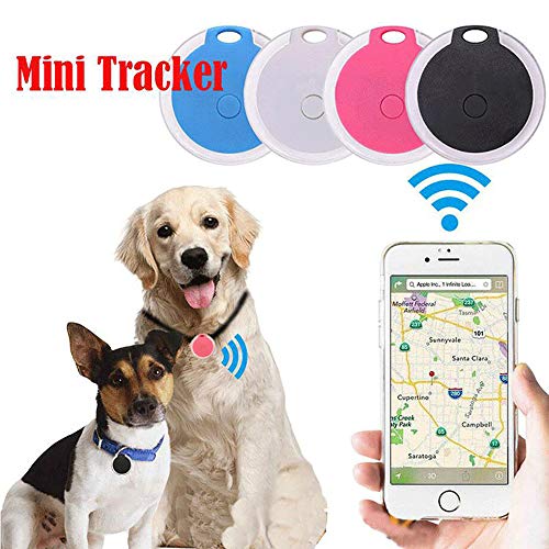 4.0 Mini localizador de dispositivo de rastreamento GPS inteligente redondo portátil Bluetooth dispo