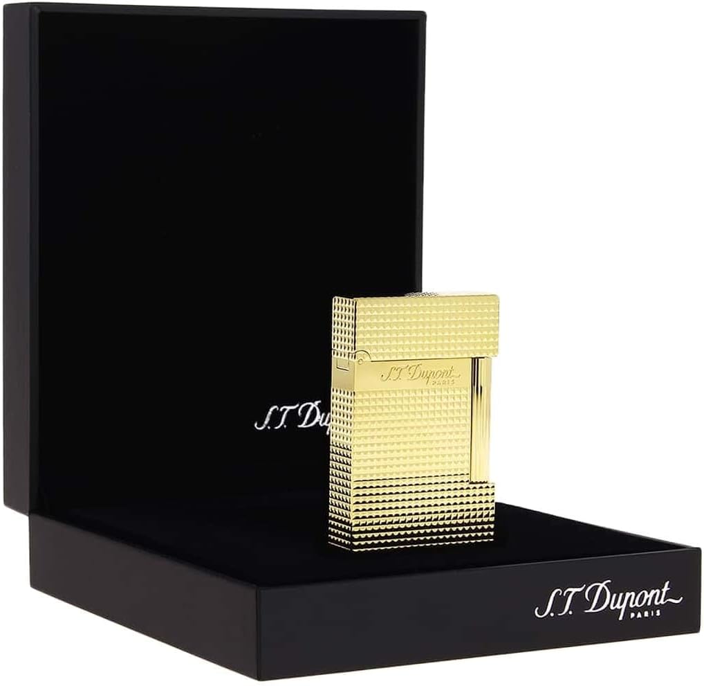 S.T. Dupont Ligne 2 Diamond Head Gold Lighter - Gold 16284