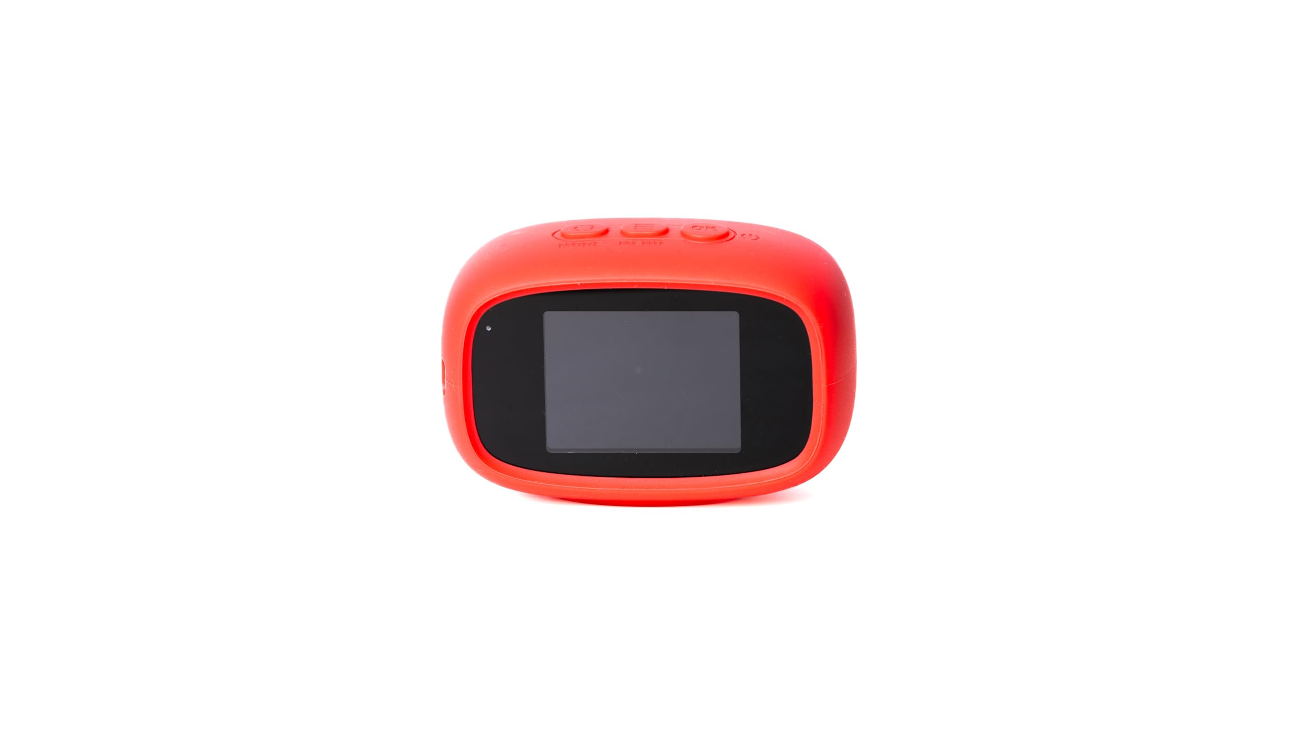 Nilox, Action Cam Kidscam, Action Camera Risoluzione 12Mp, Schermo LCD 1.4", Connessione Wifi, Resistente all'Acqua IP67 con Custodia Protettiva, Batteria 700 mAh, Memoria SD fino a 32 GB, Rosso