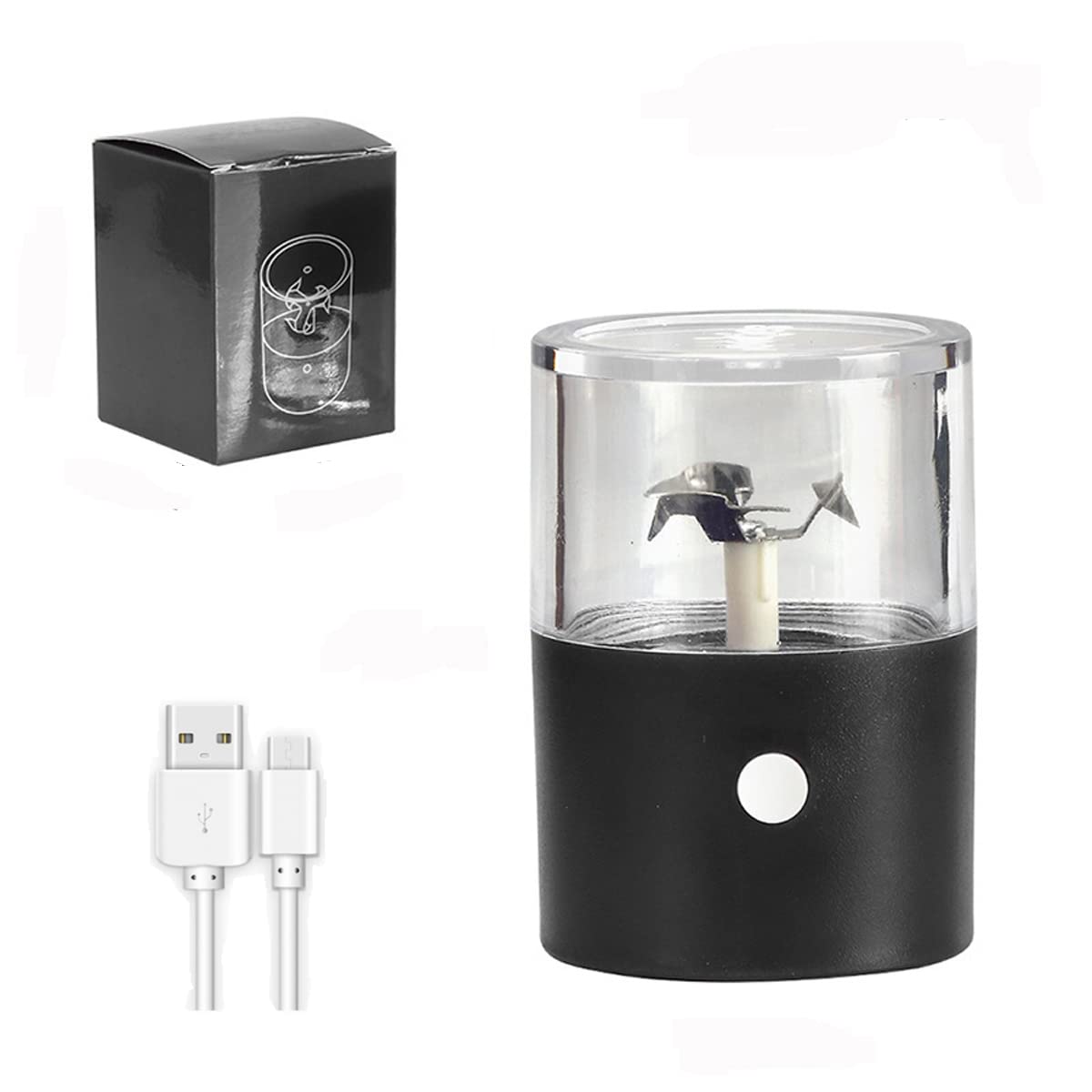 Herb Grinder,Portable Grinder for Dry Herb,Large herb Spice Grinder,Black