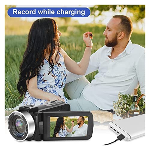Ficha técnica Cámara de acción Videocámara digital 4K completa Cámara de video digital de 48MP para transmisión 18X Gran angular Vlog Cámara Grabación en bucle de lapso de tiempo 128G SD Card KIT - Fernando Cortés