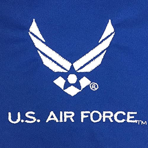 Armed Forces Gear Men's US Air Force Performance Polo - Official Licensed United States AIr Force Shirts for Men (Royal)2