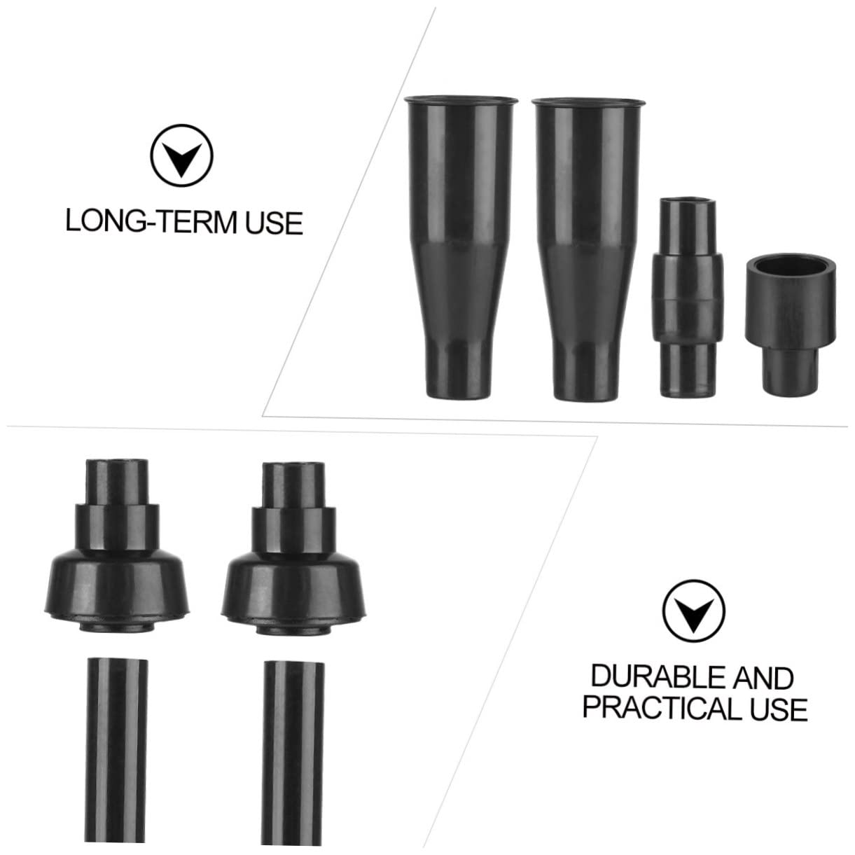 Balacoo 8-piece Fountain Head Kit Nozzle Kit for Pond Sprinkler Water Pump Accessory Garden Pond Pump Nozzle Set Easy Install and Detach Perfect for Pool