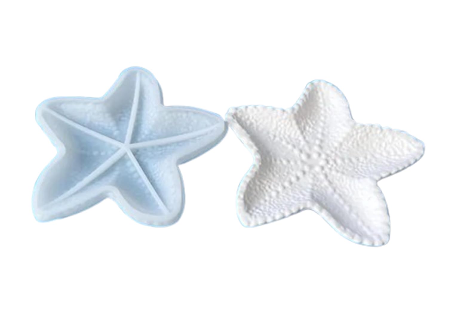 RKPM HOMES Coaster Resin Mold I Irregular Starfish Concrete Silicone Epoxy Resin Deep Casting Tray I Plate for DIY Homemade Ornament Art Crafts Jewelry Storage Box Ring Trinket Container Home Décor-image-33