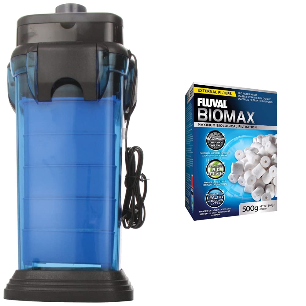 PennPlax Cascade 1500 Aquarium Canister Filter 350 Gallons per Hour