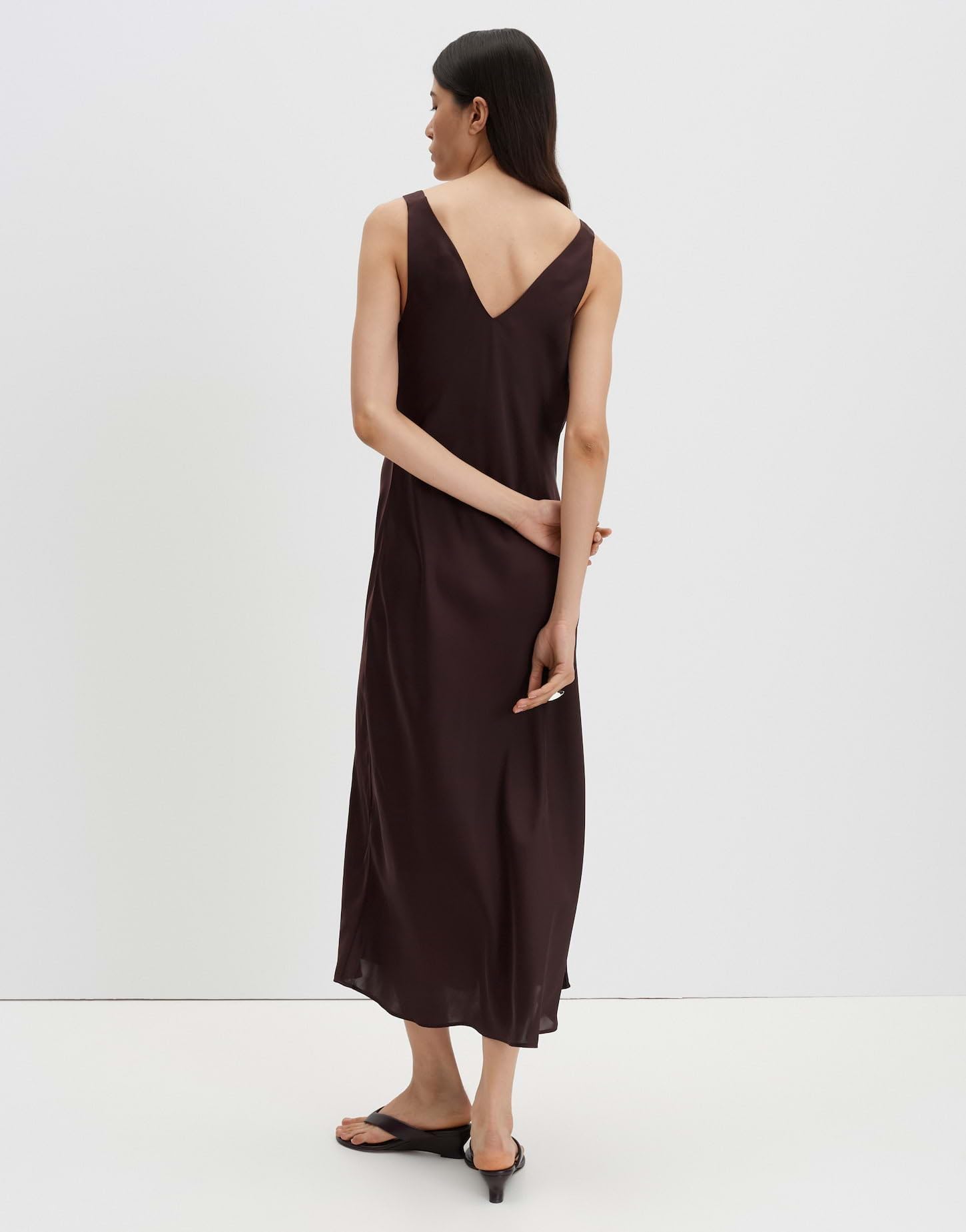someday Damen Midikleid | Schimmerndes Slip Dress in A-Linie