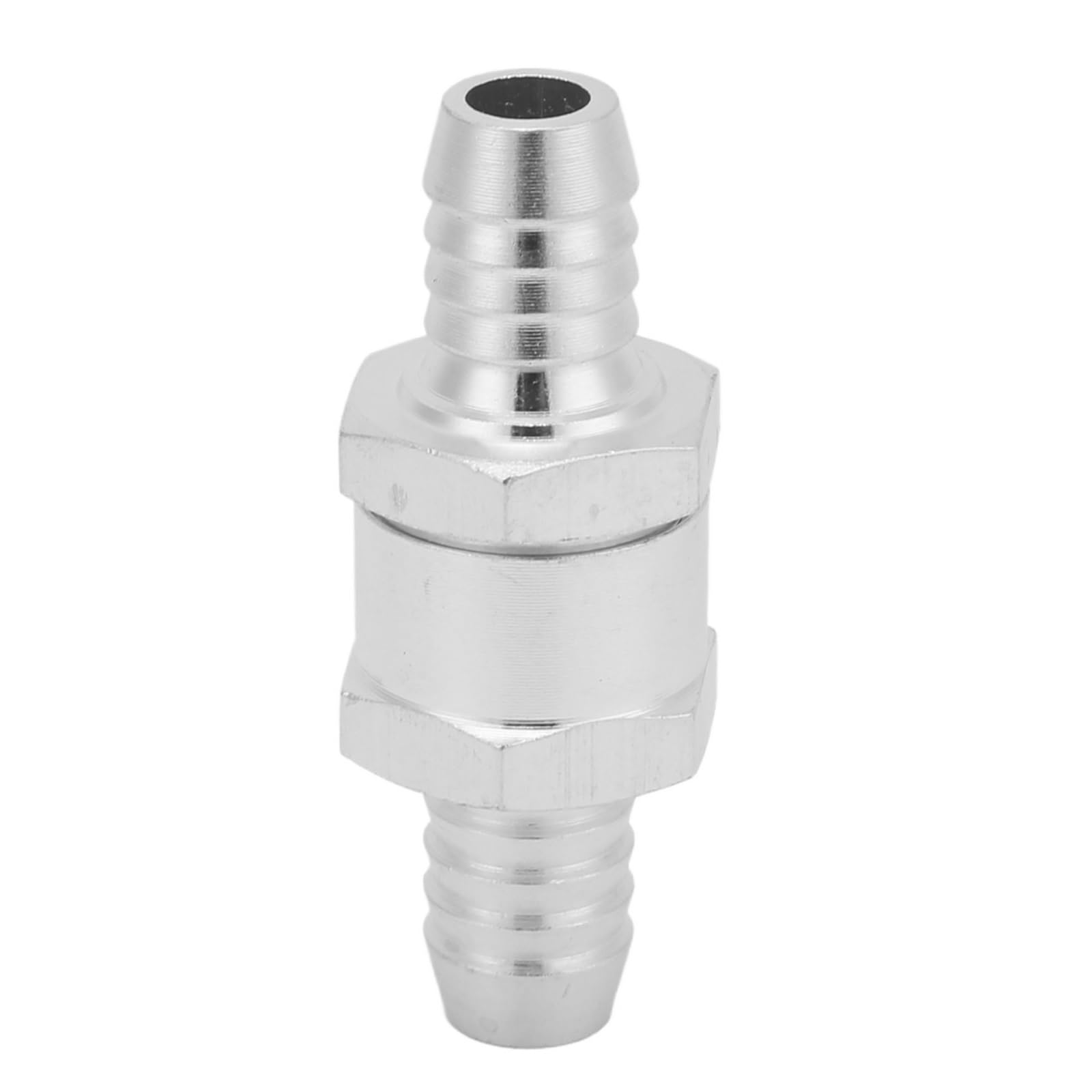 Automotive Solenoid Valve Aluminum Alloy Check Valve Non Return One Way for Fuel Gasoline Oil Petrol Diesel Water Fuel Shut Off Solenoid(12mm)