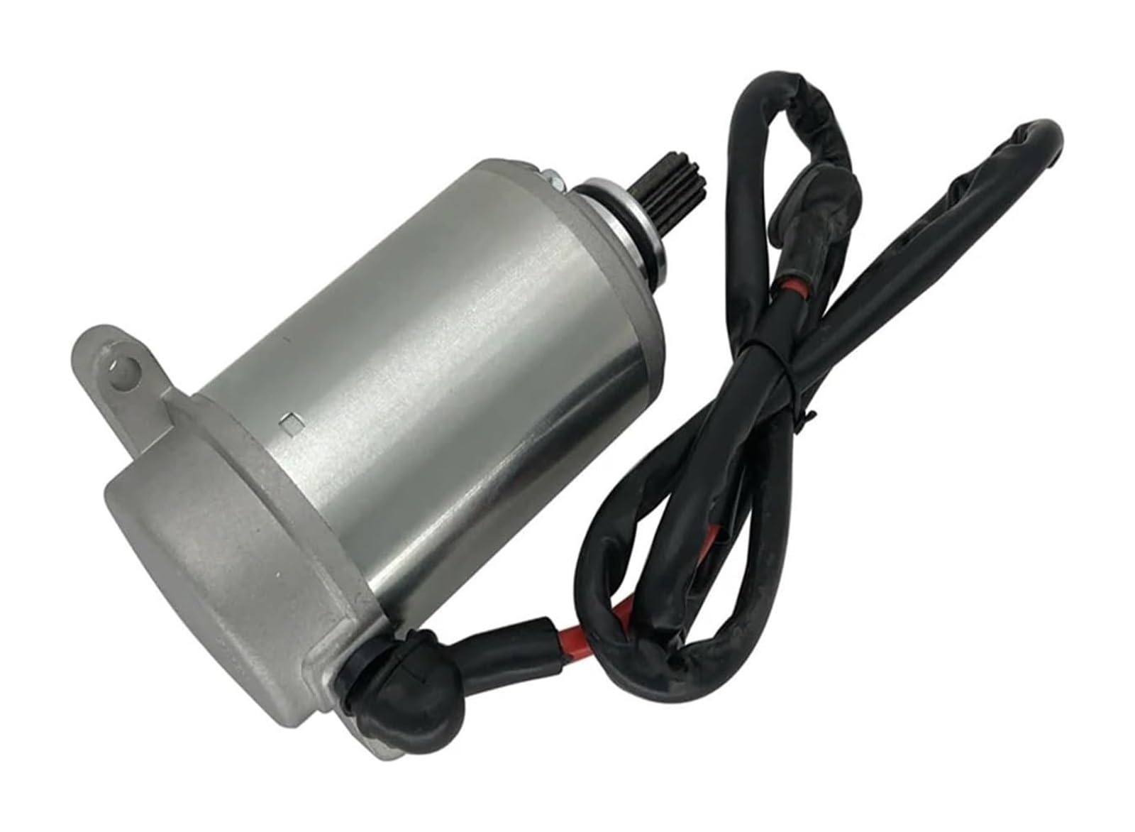 Motor Generador para Loncin Jianshe 400cc JS400 Mountain Lion JS183FMQ ATV Piezas De Motor Eléctrico Arranque De Arranque del Motor F3-D60000-0(Plata)