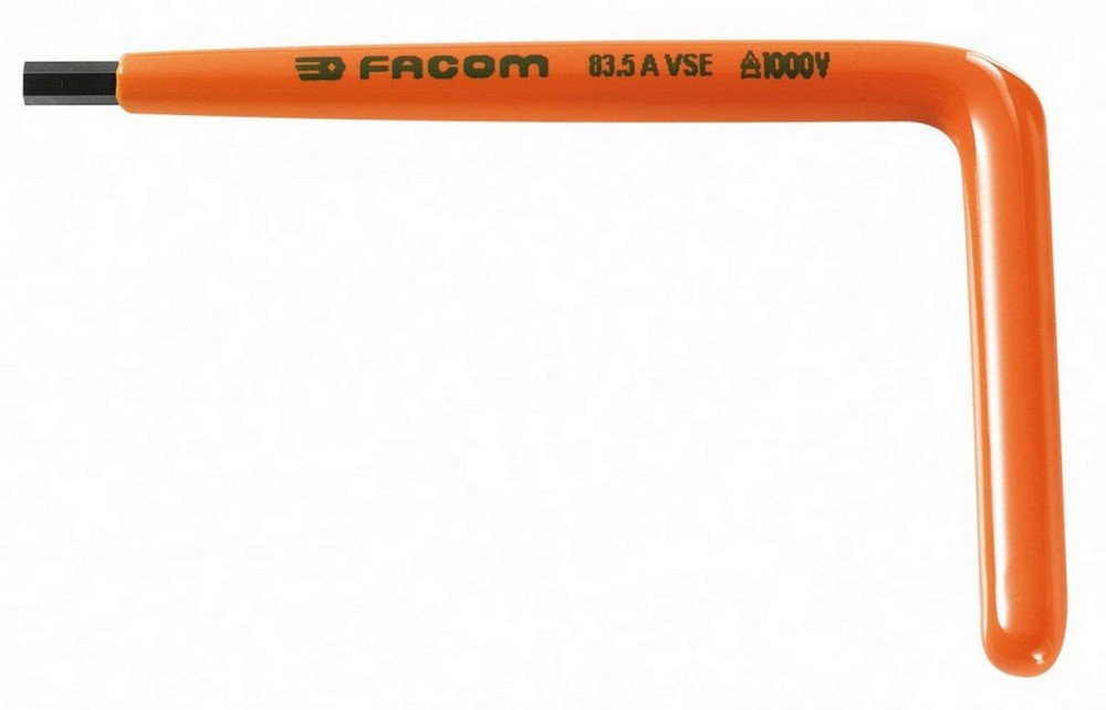 Facom VSE Series Insulated Hexagon Allen Key Metric 3mm