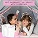 ZEDEV Slumber Party Games - Most Likely to, Sleepover Party Supplies for Girls, Teen, Adult, Pink Pajama Party Games, Set of 20 Games Cards, Birthday Party Activity Decor -A04