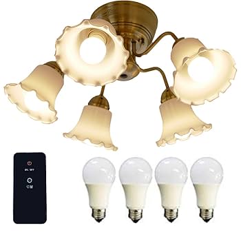 シャンデリア 鈴蘭型5灯 リモコン付 シャンデリア 鈴蘭型5灯 リモコン付 シャンデリア 鈴蘭型5灯