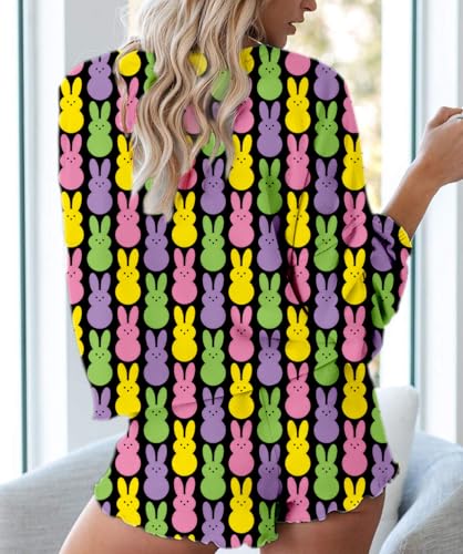 Image of Roshop Halloween Pajama Women's Pumpkin Matching Top & Shorts Loungewear Set