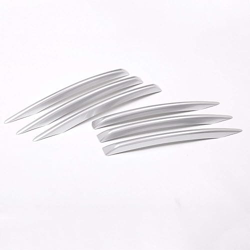 Miniatura 8 de YIWANG ABS cromo delantero niebla lámpara rejilla tiras cubierta 6 unids para Land Rover Range Rover Vogue 2018 2019