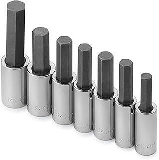 SK Hand Tools 41427 7-Piece Metric Hex Bit Socket Set