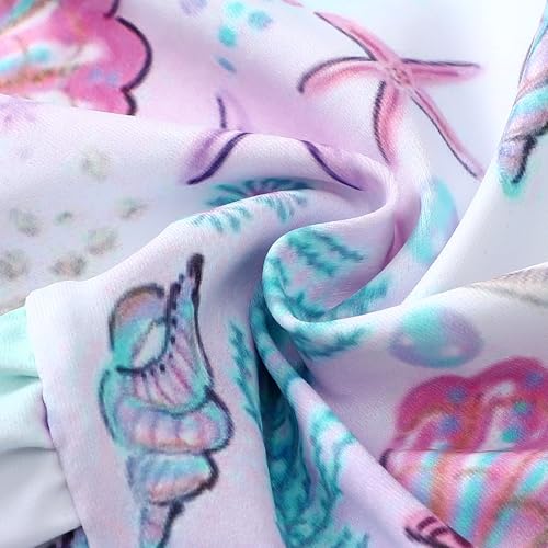 Image of Baby Swimsuit Girl Two Piece Bathing Suit Toddler Girls Summer Beach Ruffle Tankini Swimwear 1-7Y