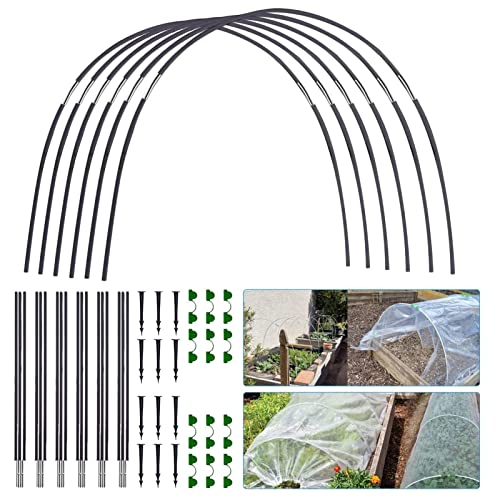 shopparadise 園芸支柱 パイプ支柱 プランター支柱 アーチパイプ 温室 リング 支柱プランター DIY 花支え 支柱棚 フラワー支柱 温室成長トンネル ガーデニング 野菜用 農業用 園芸用 植物保護カバーなし
