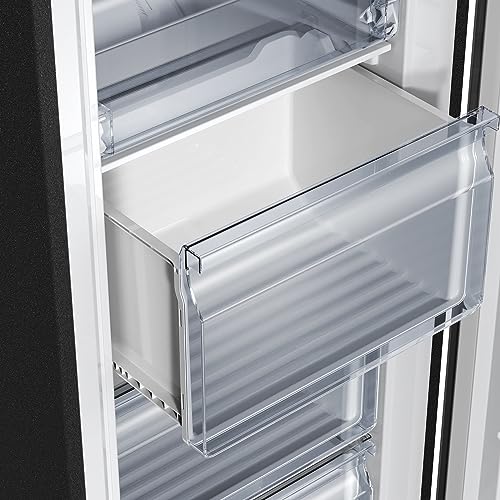 Miniatura 8 de Chiq Congelador Vertical 166l Y 140 Cm, Congelación Rápida, Silencioso, Puertas Reversibles, Descongelación Automática, Iluminación Led, Negro, Clasificación Energética E