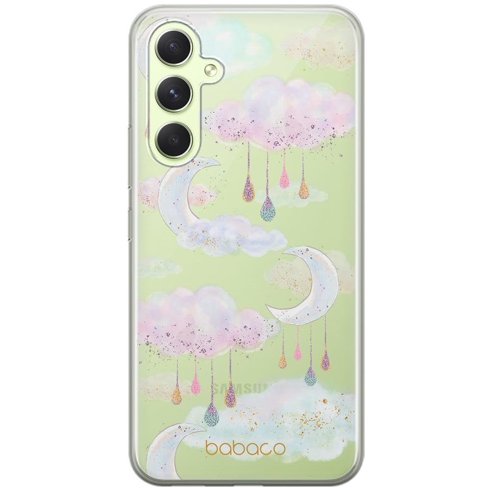 Babaco ERT GROUP mobile phone case for Samsung A54 5G original and officially Licensed pattern Sky 001 optimally adapted to the shape of the mobile phone, partially transparent