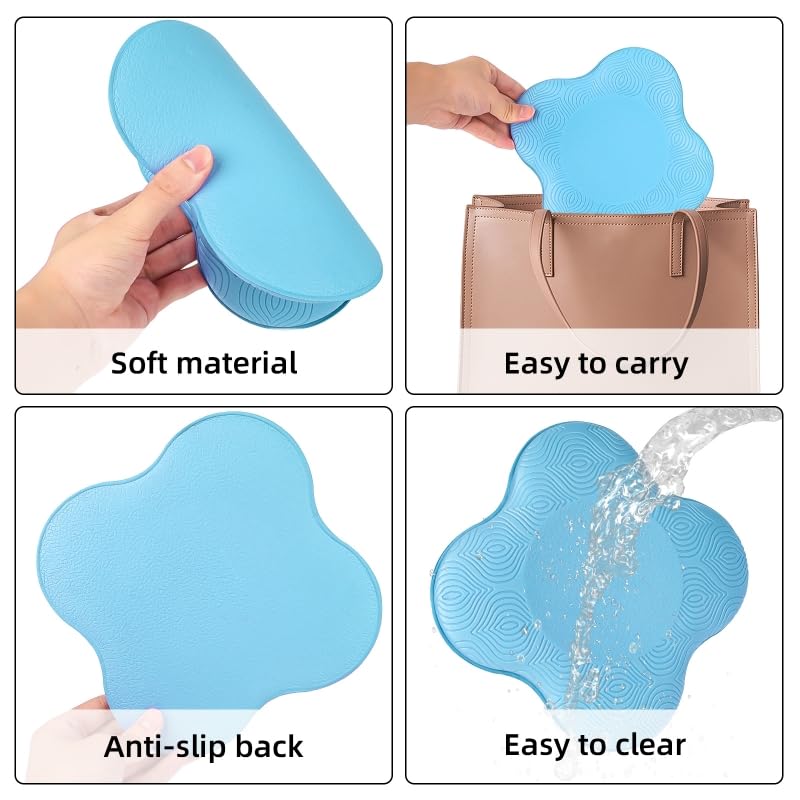 Image of 2-4 Pack Yoga Knee Pads, TPE Cushion for Pilates Exercise
